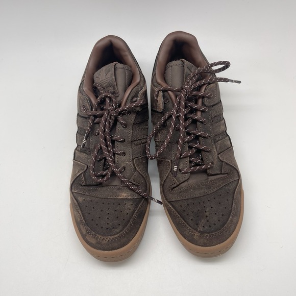 Adidas Sneakers Mens 7.5 Originals‎ Leather Brown Forum 84 Low CL Shoes JI3284